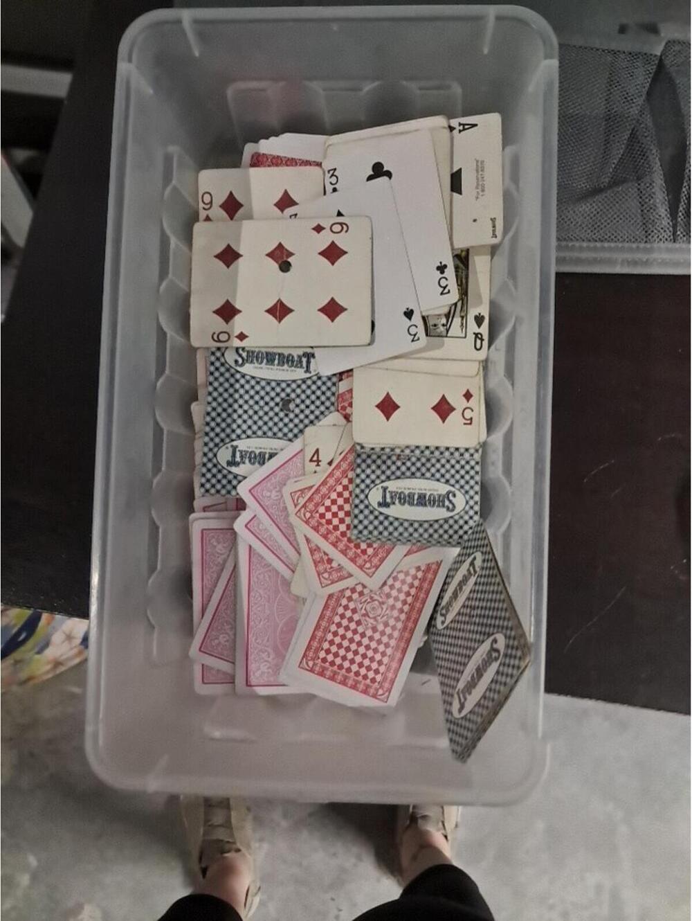 Lot of 5 Deck of Cards - NONE COMPLETE Playing Cards For Pieces Or Art